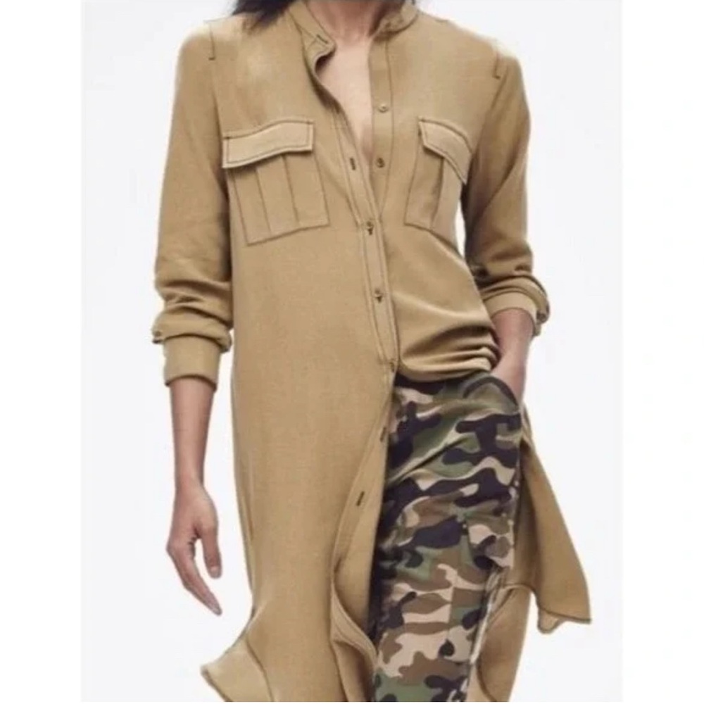 BCBGMAXAZRIA Maddox tunic in Camel